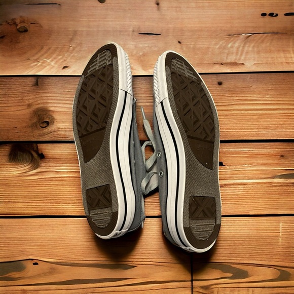 Converse Chuck Taylor Low Top Gray White/Teal. Size 9 Women’s Size 7 Men’s. - Picture 6 of 6